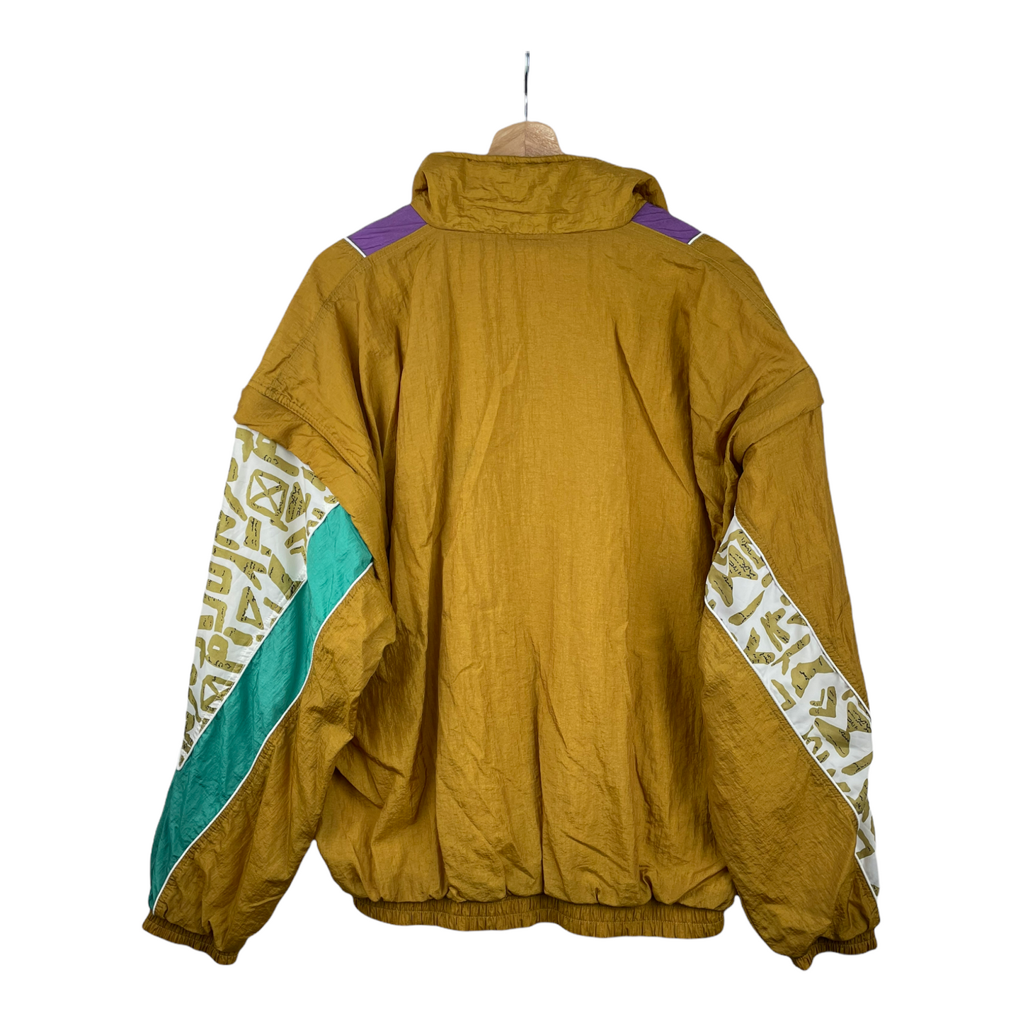 80s Ellesse Trackjacket Yellow Purple XL