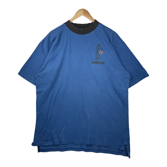 90s Adidas Streetball T-Shirt Blue  L