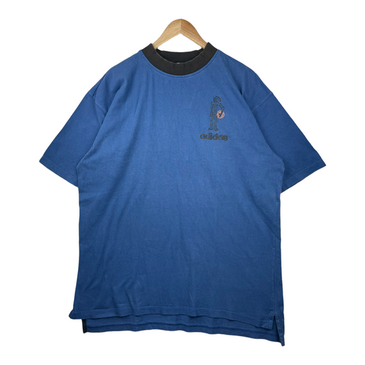 90s Adidas Streetball T-Shirt Blue L