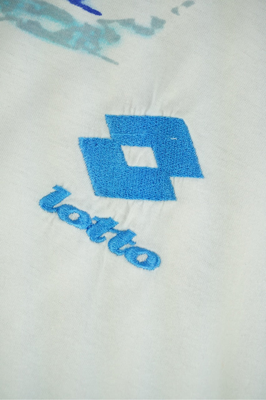 90s Lotto T-Shirt White  M/L