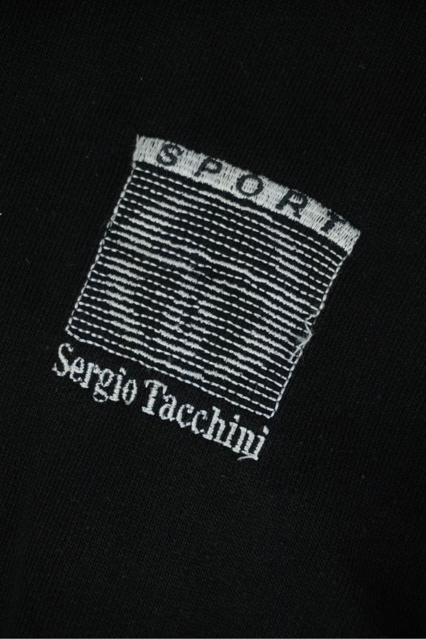 00s Sergio Tacchini Sweatshirt Black  L