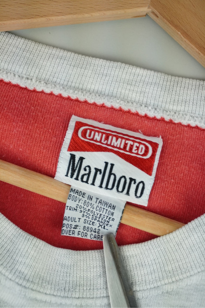 90s Marlboro Unlimited Sweatshirt Grey  XL