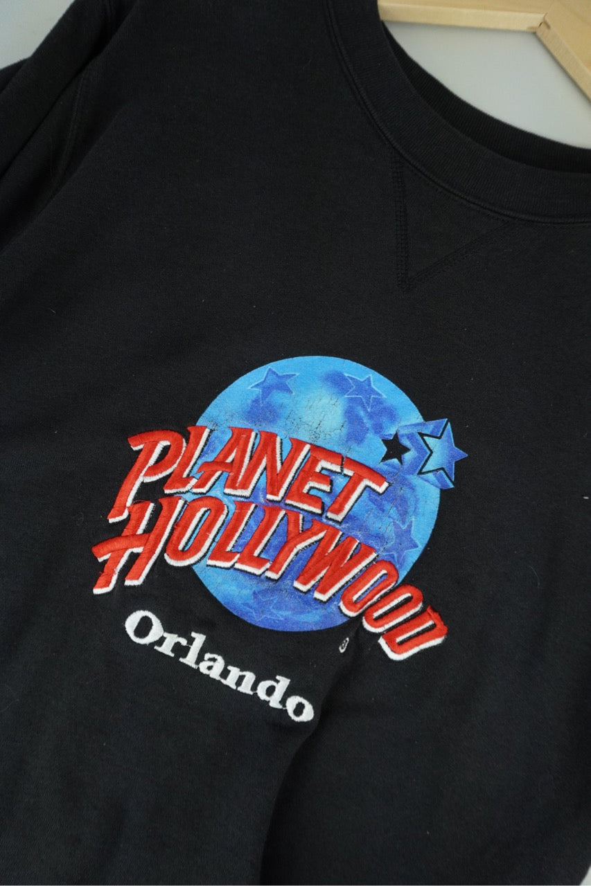 90s Planet Hollywood Orlando Sweatshirt Black  M