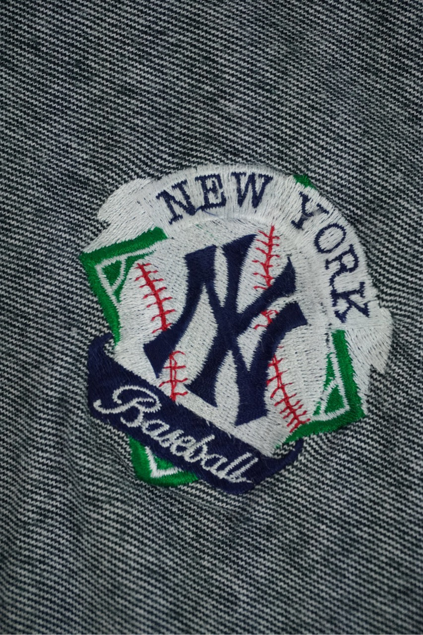 90s The Game New York Yankees MLB T-Shirt Grey  L