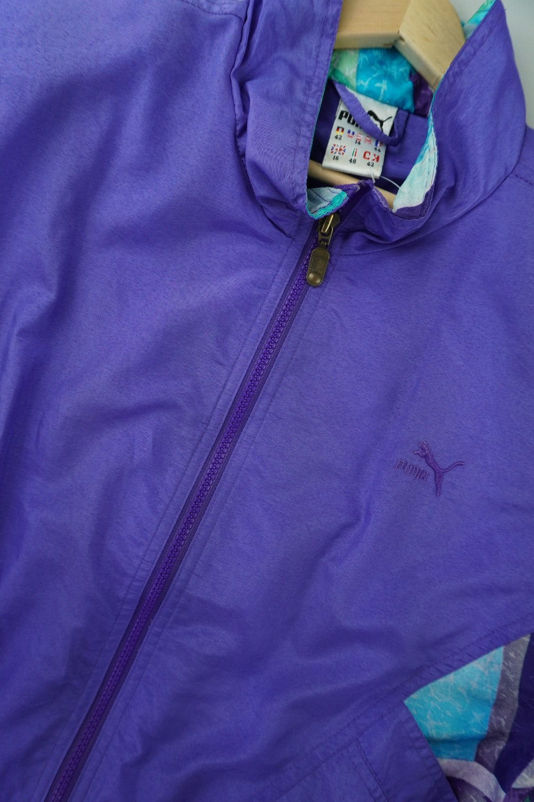 90s Puma Jacket Purple  S