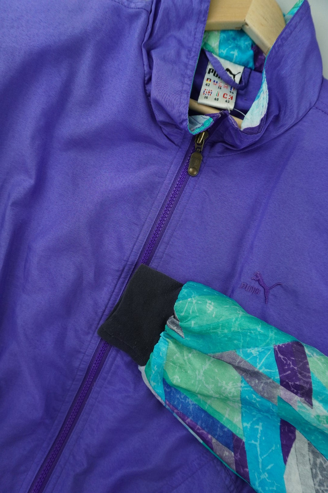 90s Puma Jacket Purple  S