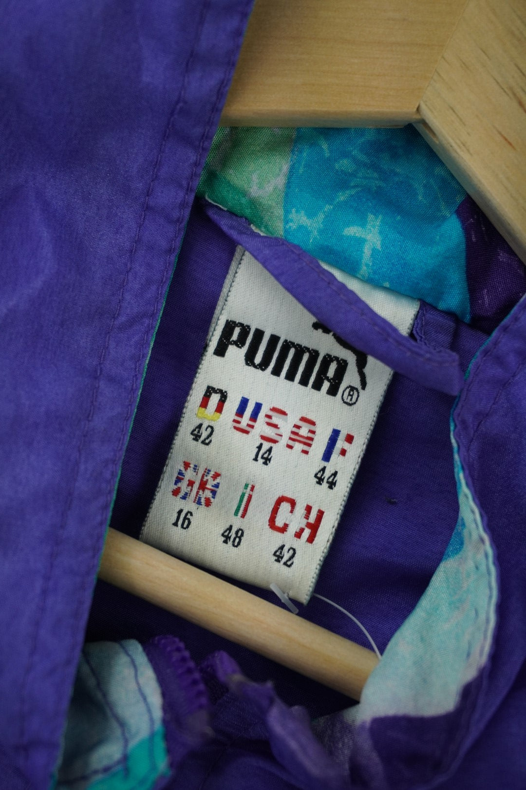 90s Puma Jacket Purple  S