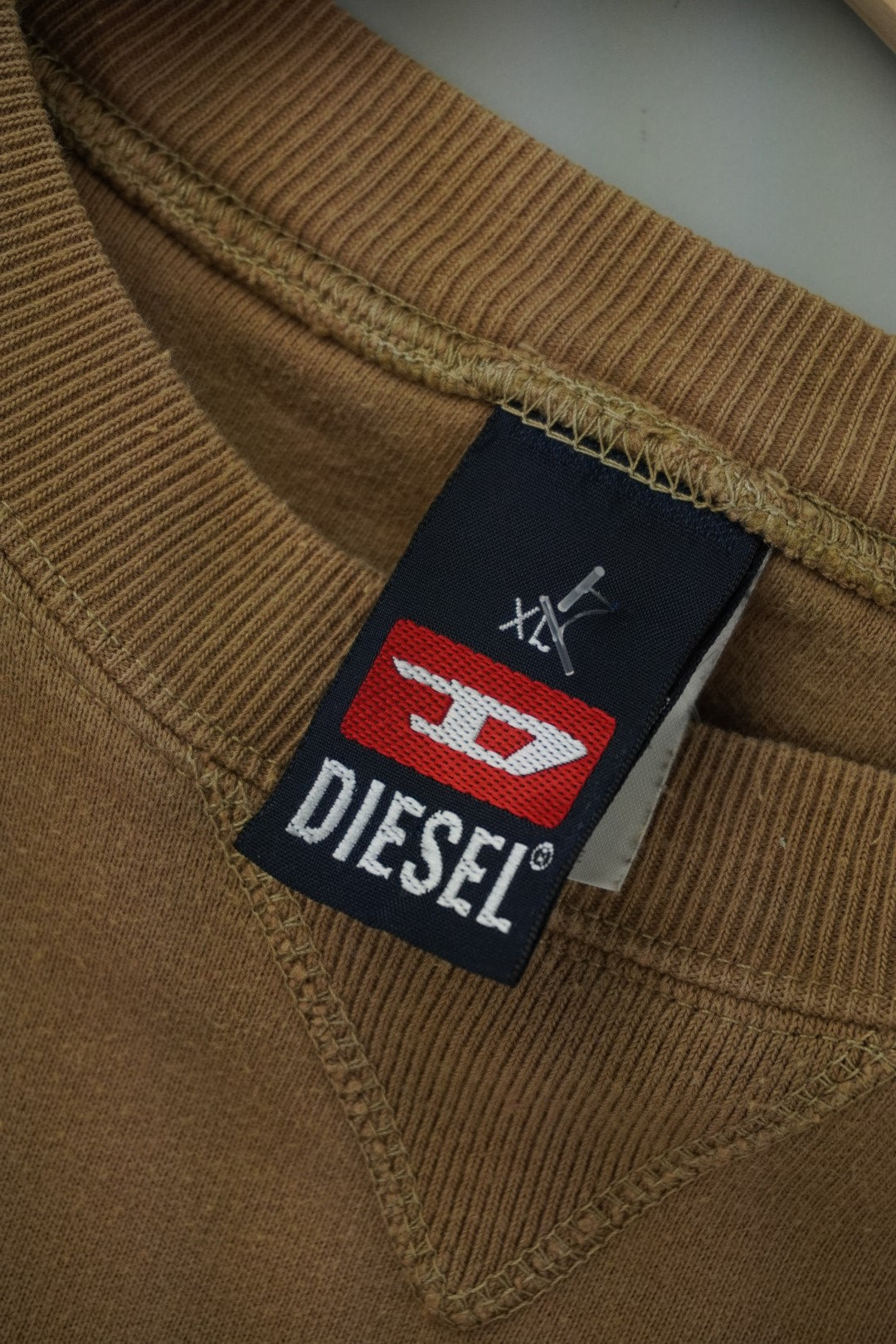 00s Diesel Sweatshirt Brown  M