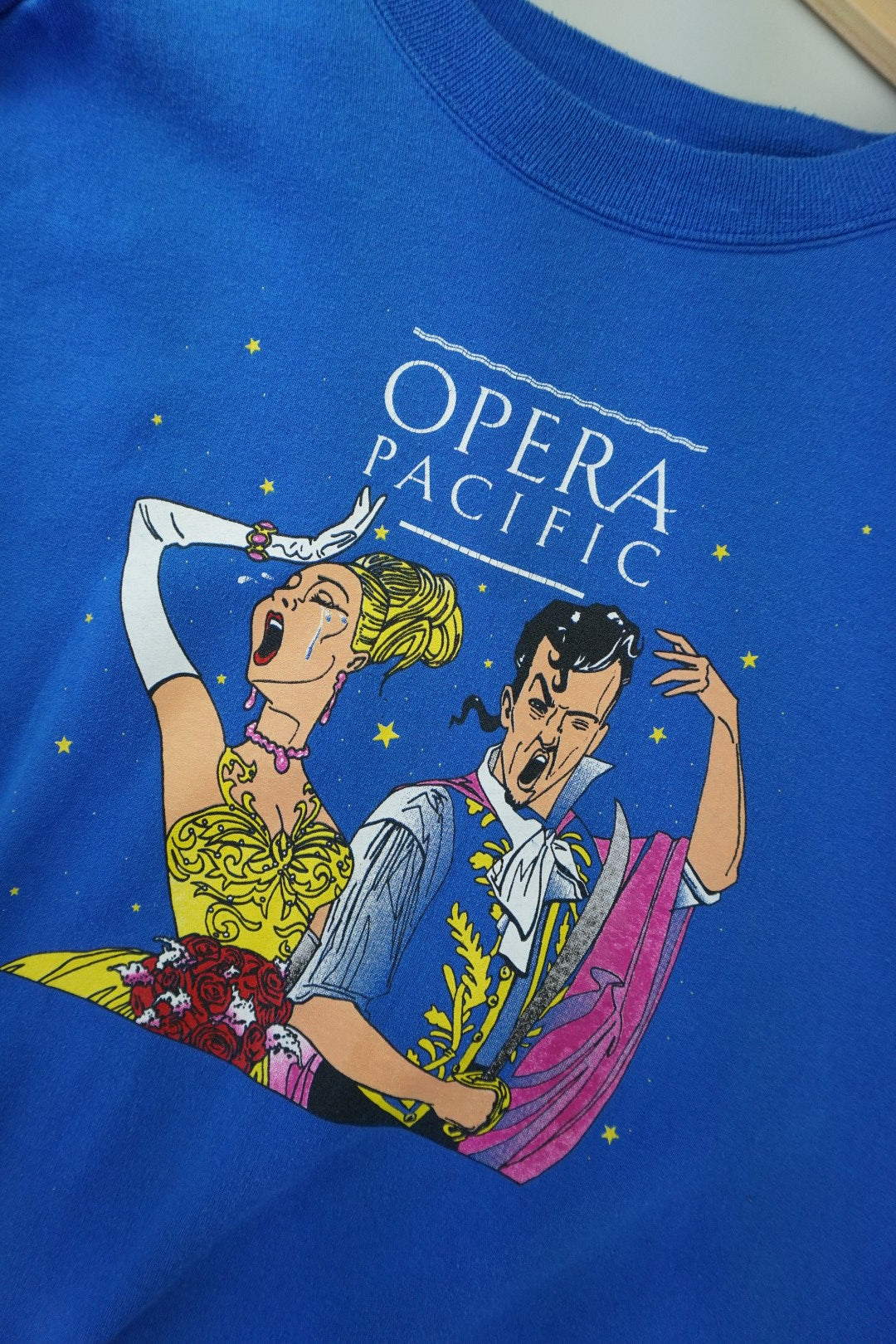 90s Hanes Opera Pacific Sweatshirt Blue  L