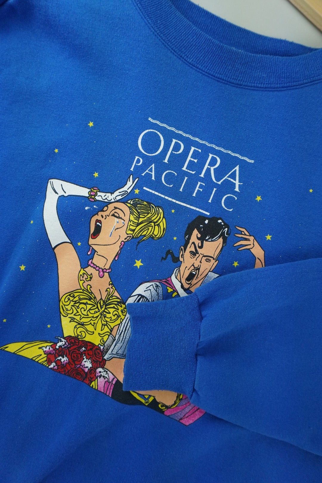 90s Hanes Opera Pacific Sweatshirt Blue  L