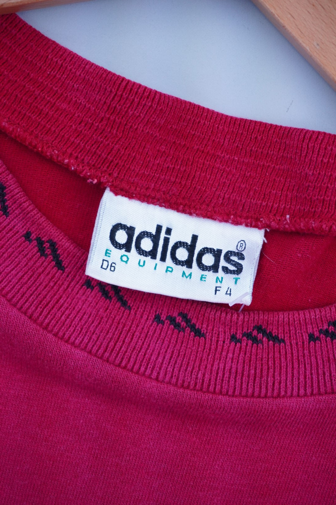 90s Adidas Equipment T-Shirt Red  M/L
