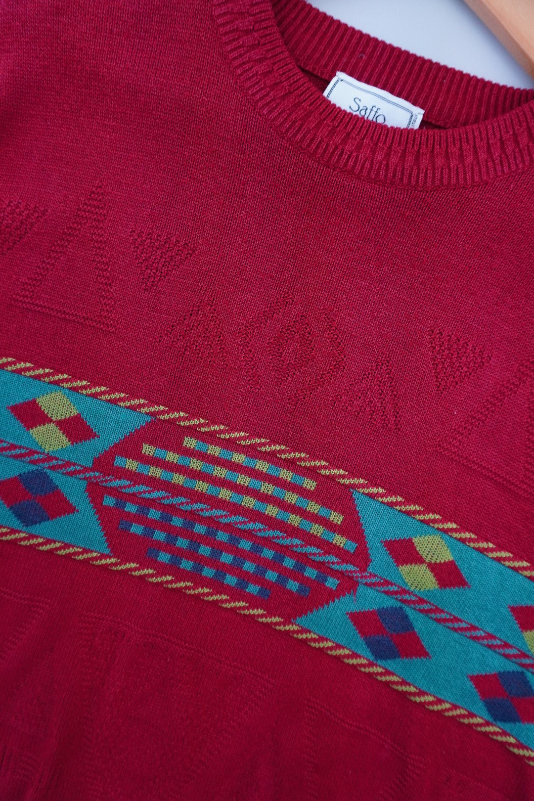 90s Saffo Sweater Red  L