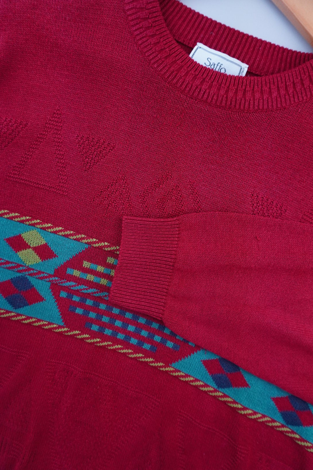 90s Saffo Sweater Red  L