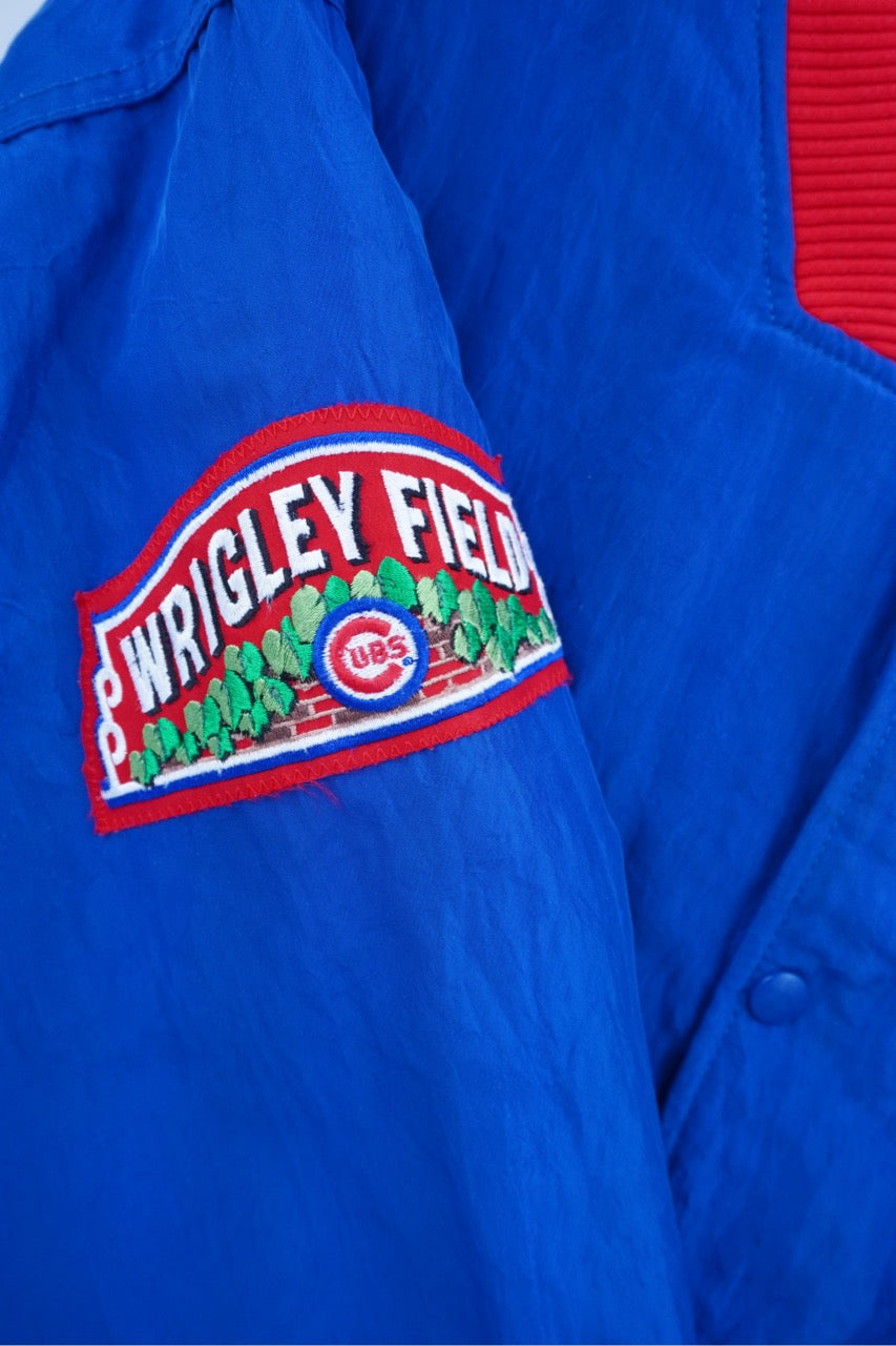 90s Starter Chicago Cubs MLB Jacket Blue  L