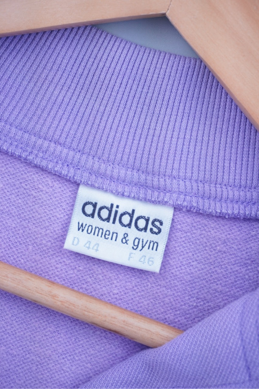 90s Adidas Women and Gym Tracksuit Purple  L