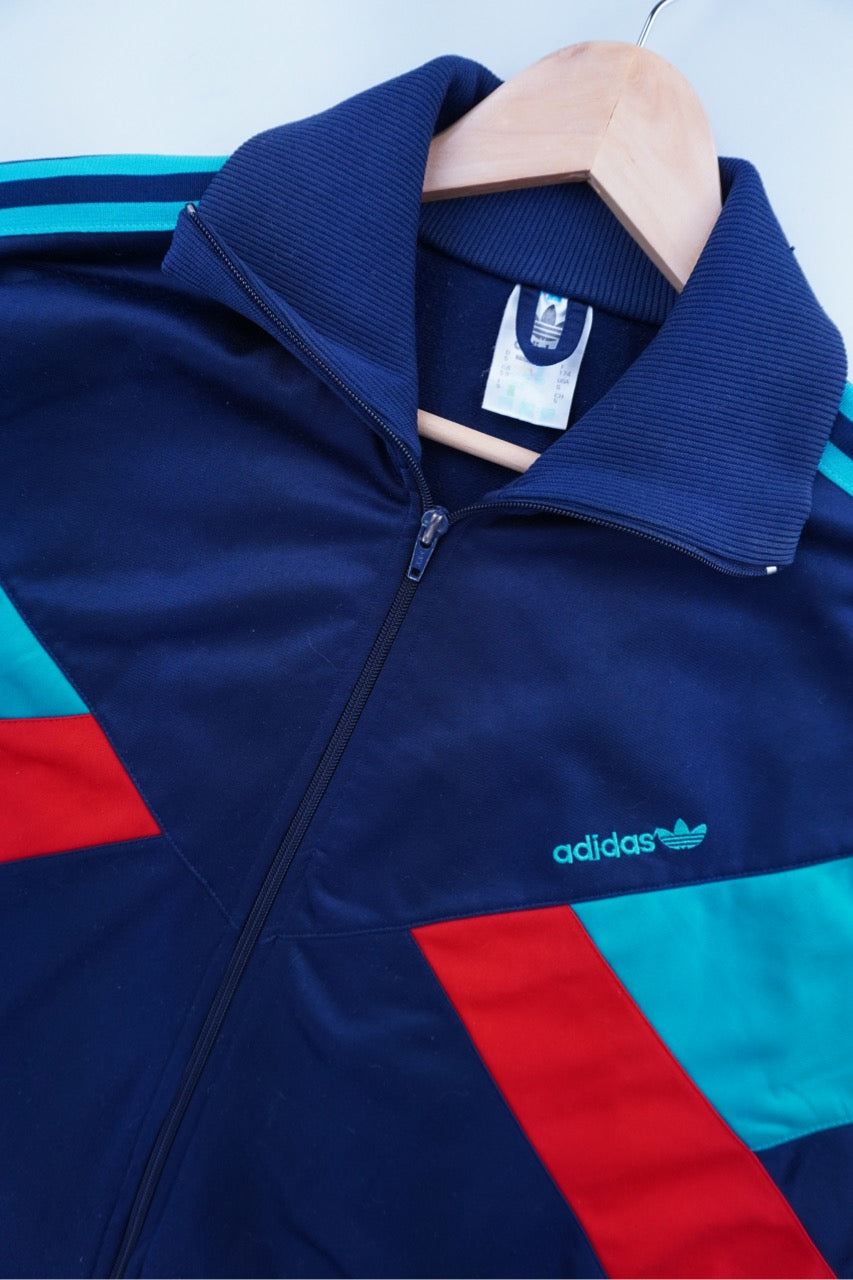 90s Adidas Trackjacket Navy Red M