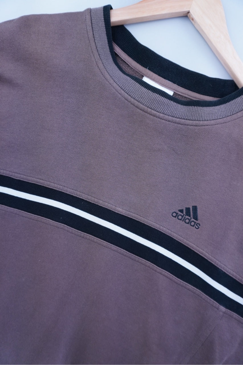 90s Adidas Sweatshirt Brown  XL