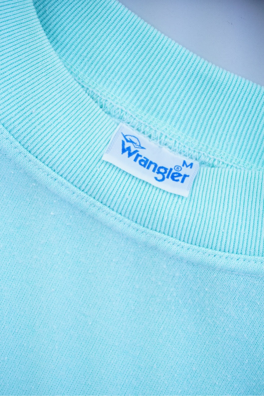 90s Wrangler Sweatshirt Turqoise  M