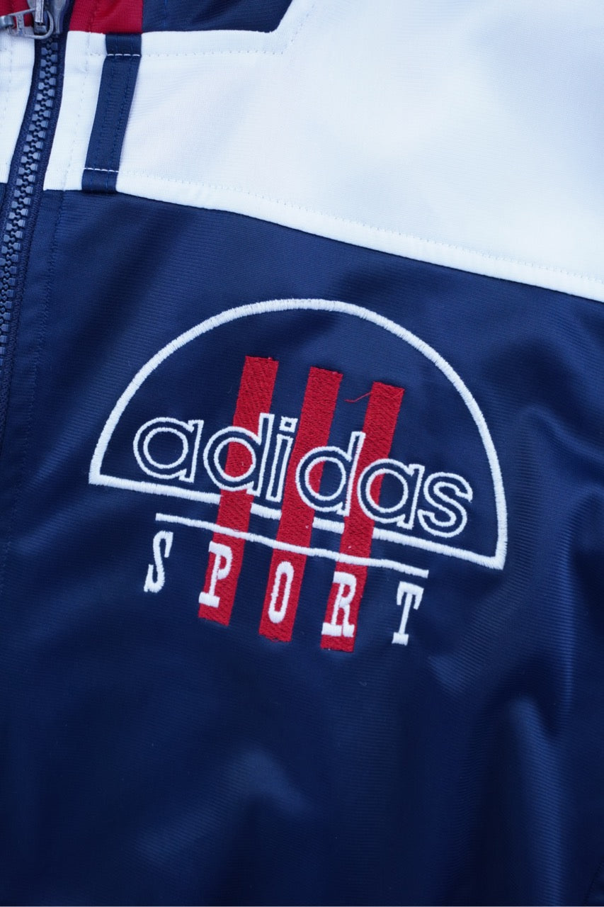 90s Adidas Trackjacket Navy Red M/L