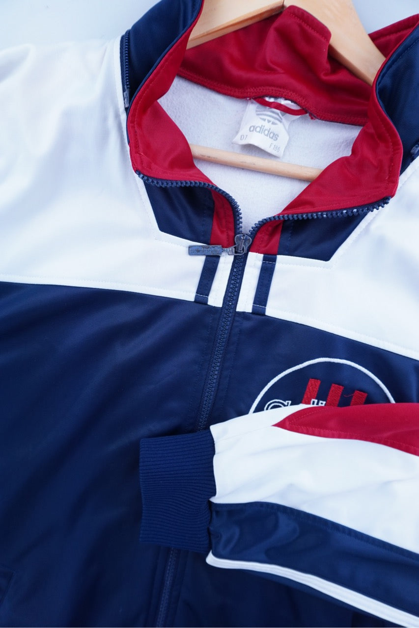 90s Adidas Trackjacket Navy Red M/L