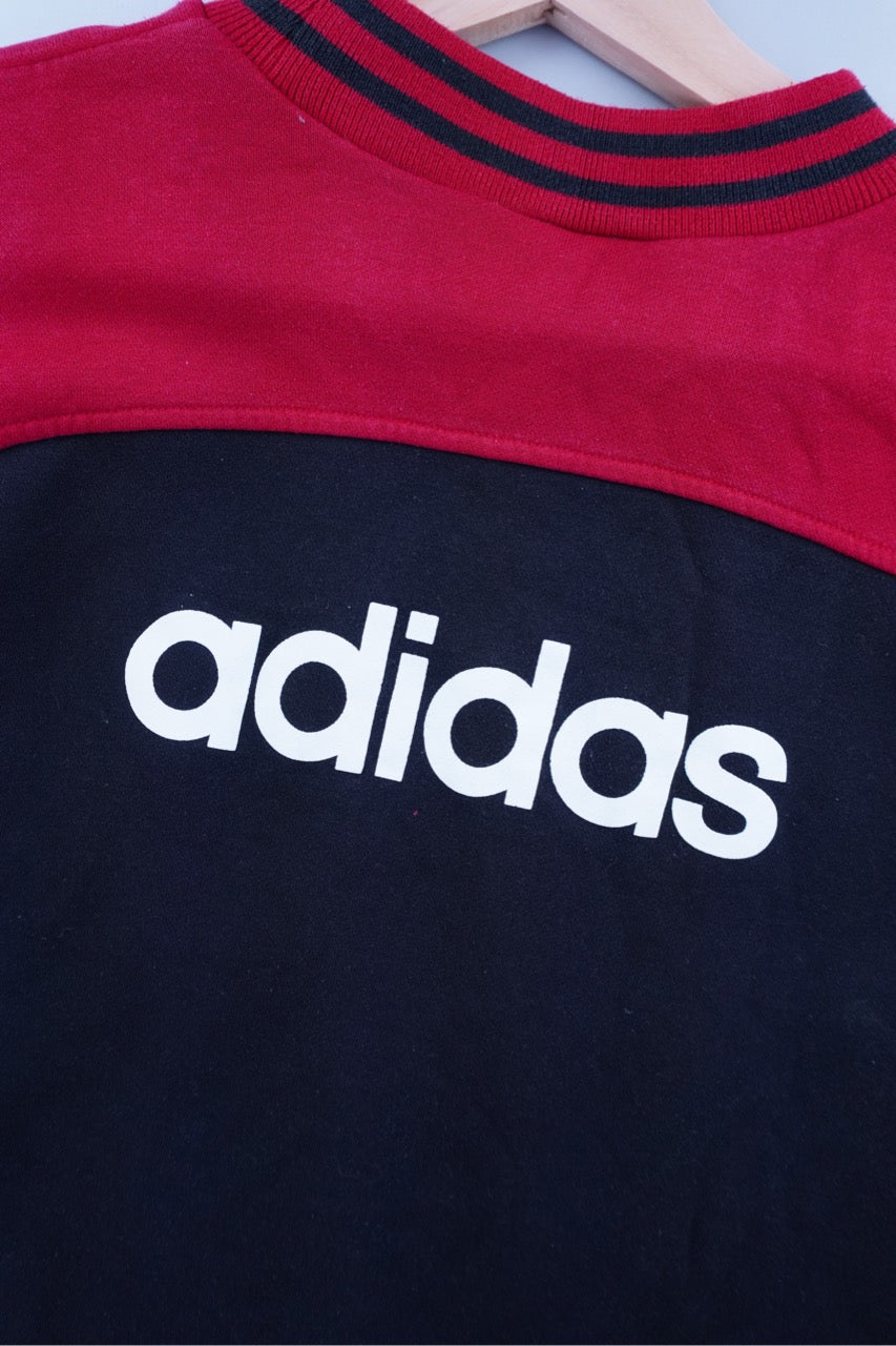 90s Adidas 1. FC Kaiserslautern Sweatshirt Black Red L