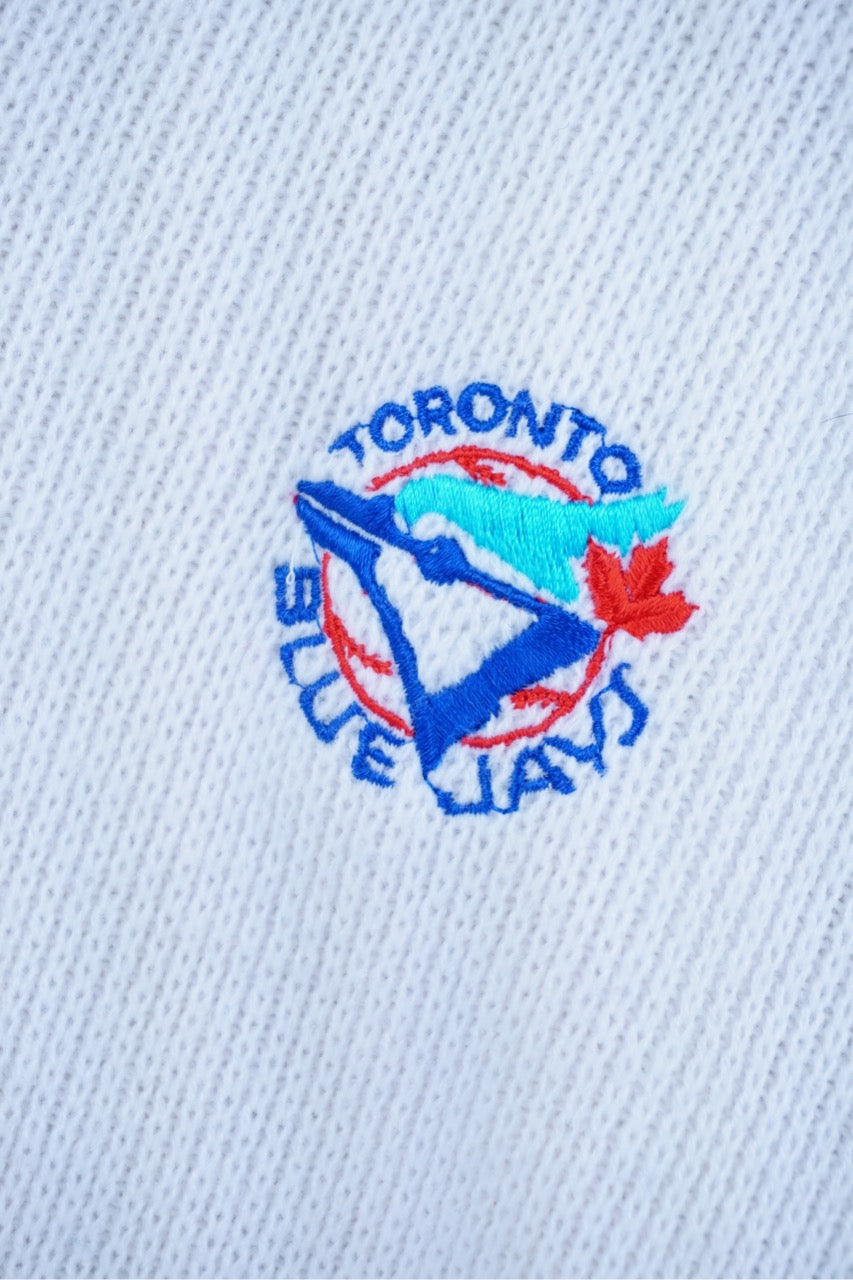 80s Starter Toronto Blue Jays MLB Sweater White Blue M/L