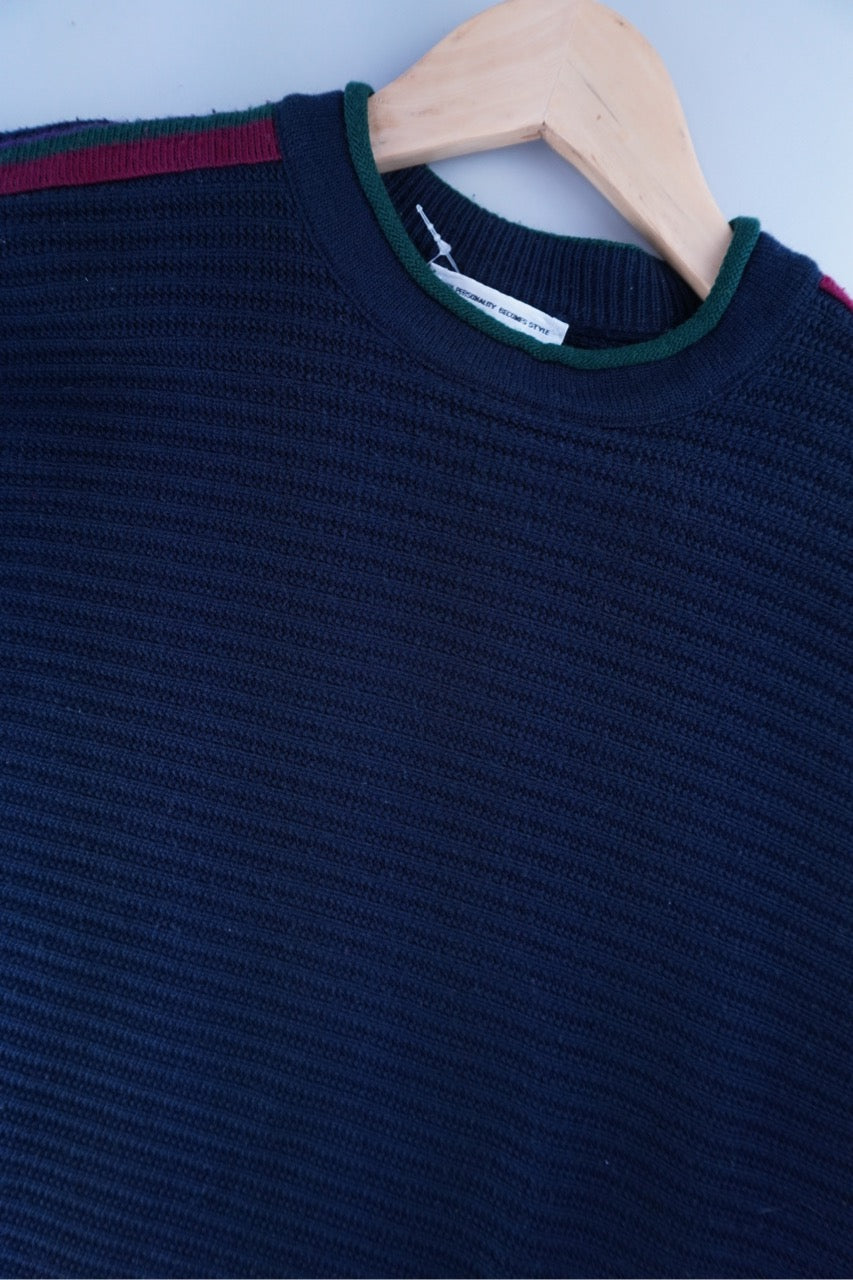 90s Carlo Colucci Sweater Navy  L