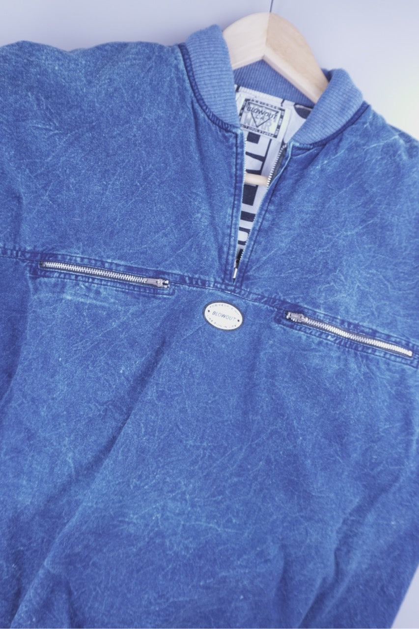 90s Blowout L.A. Sweatshirt Blue  L