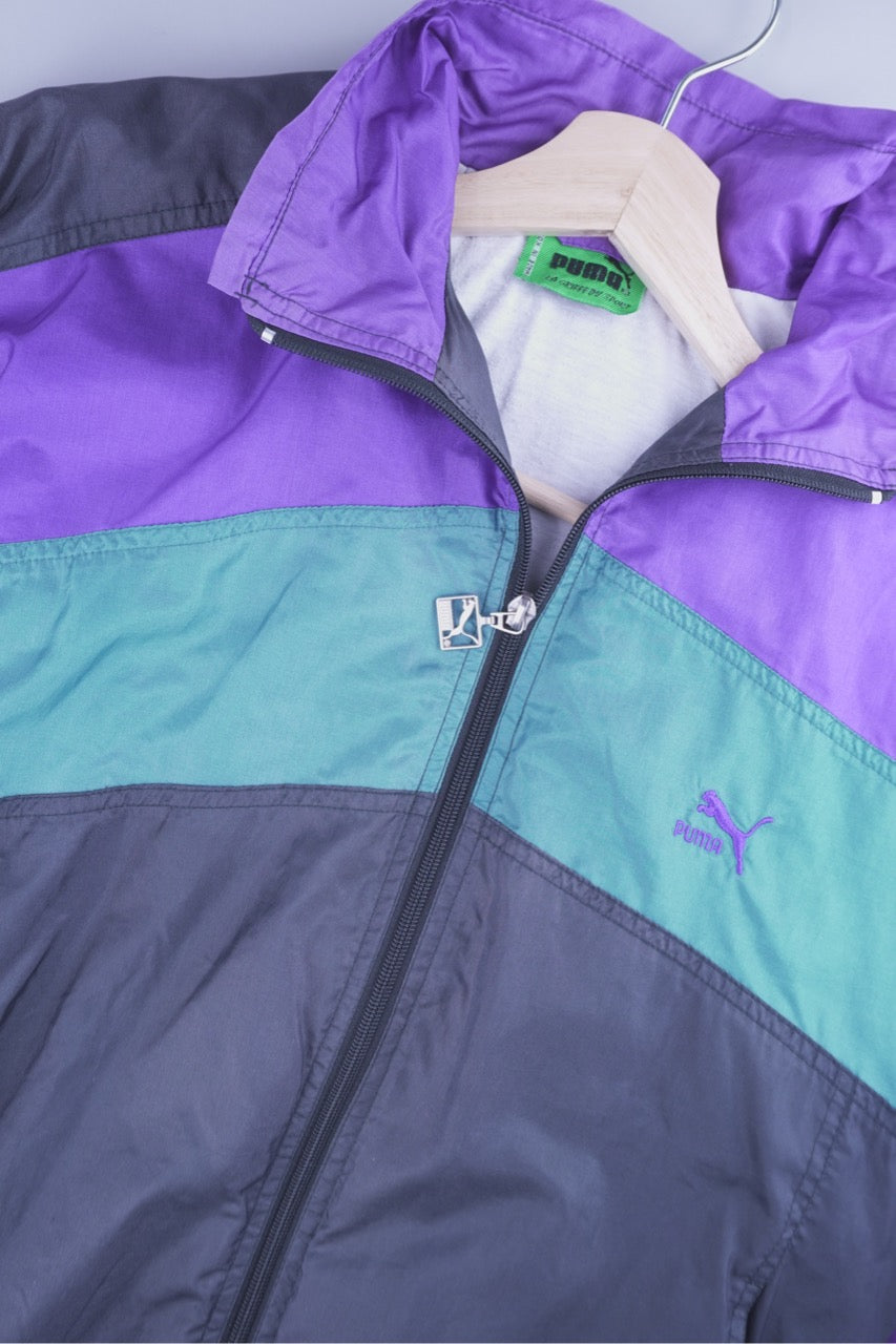 90s Puma Trackjacket Purple  M/L