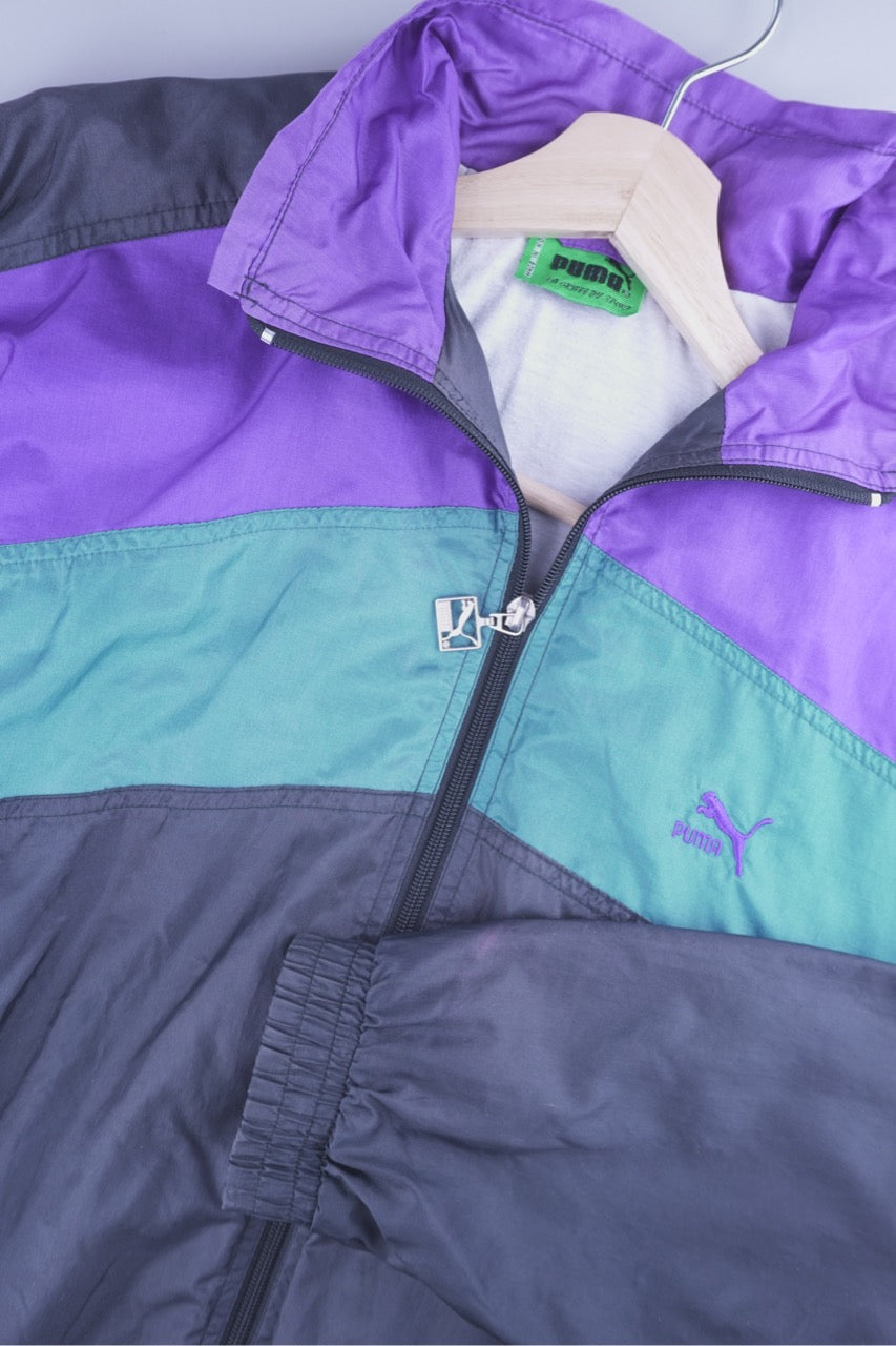 90s Puma Trackjacket Purple  M/L