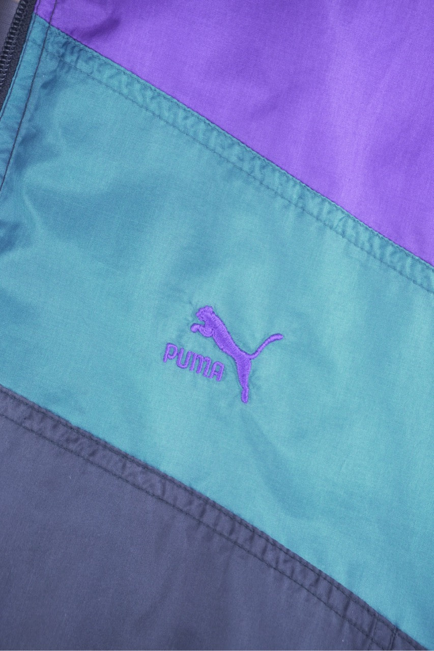 90s Puma Trackjacket Purple  M/L