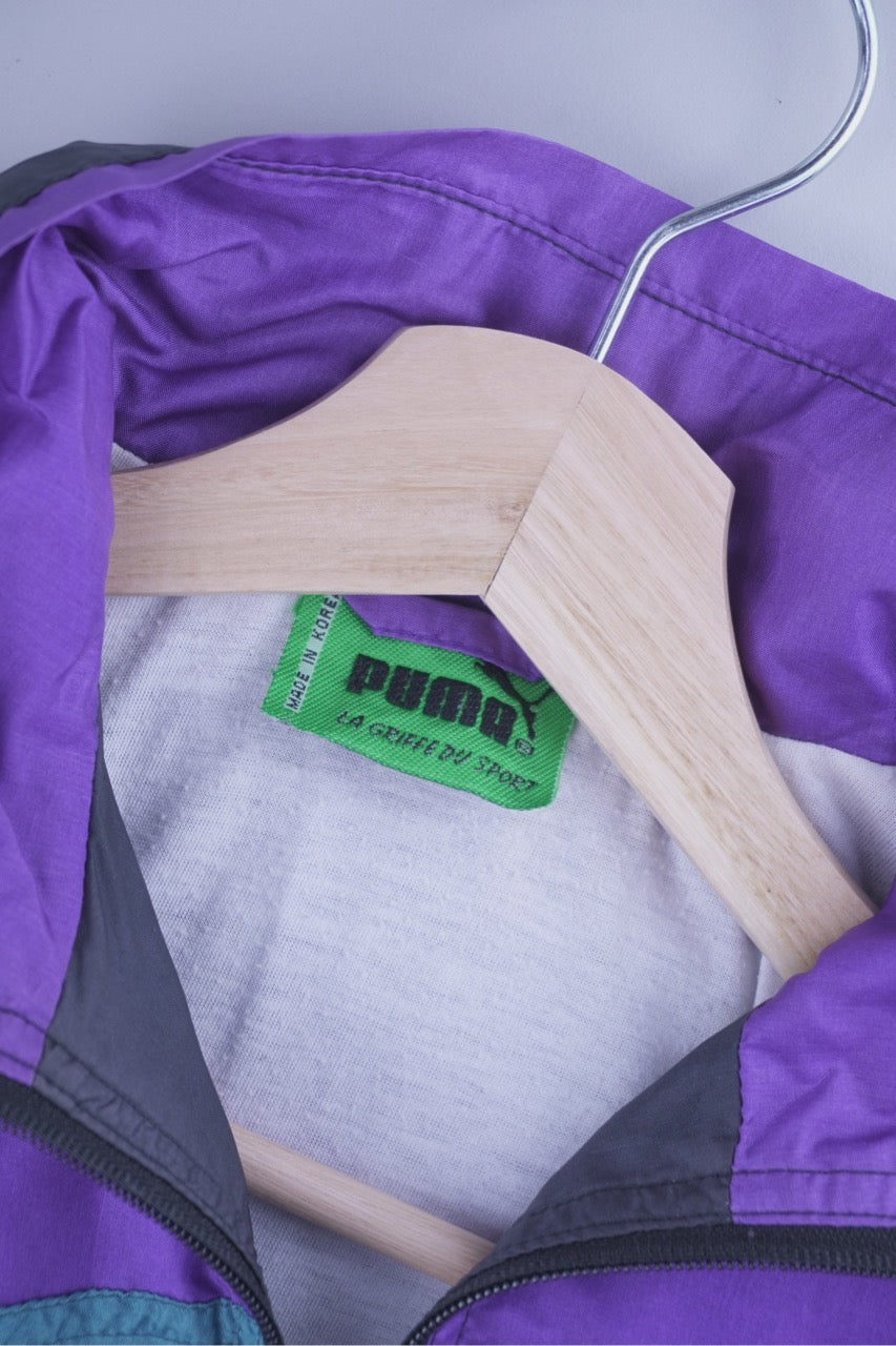 90s Puma Trackjacket Purple  M/L