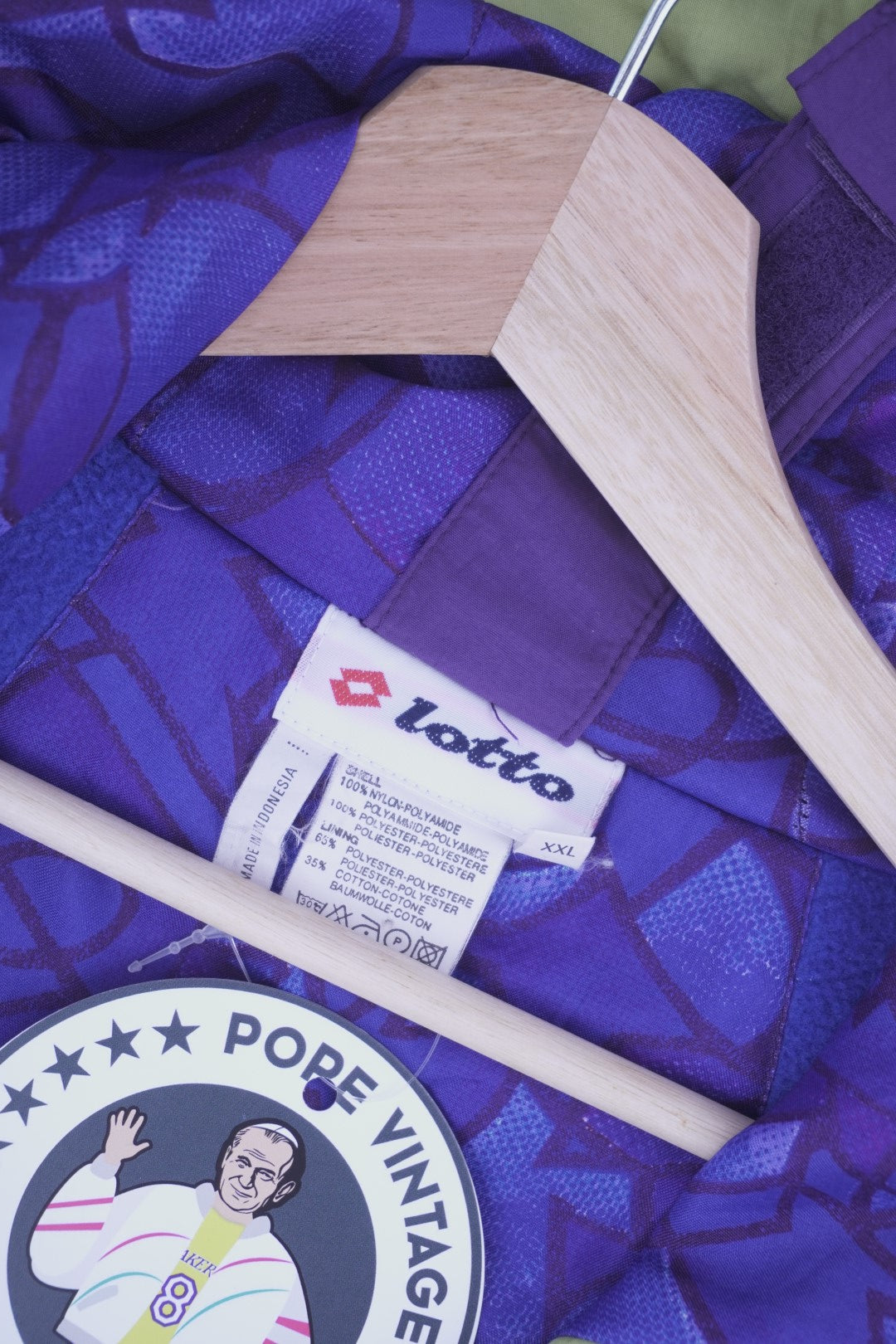 90s Lotto Jacket Purple  XL