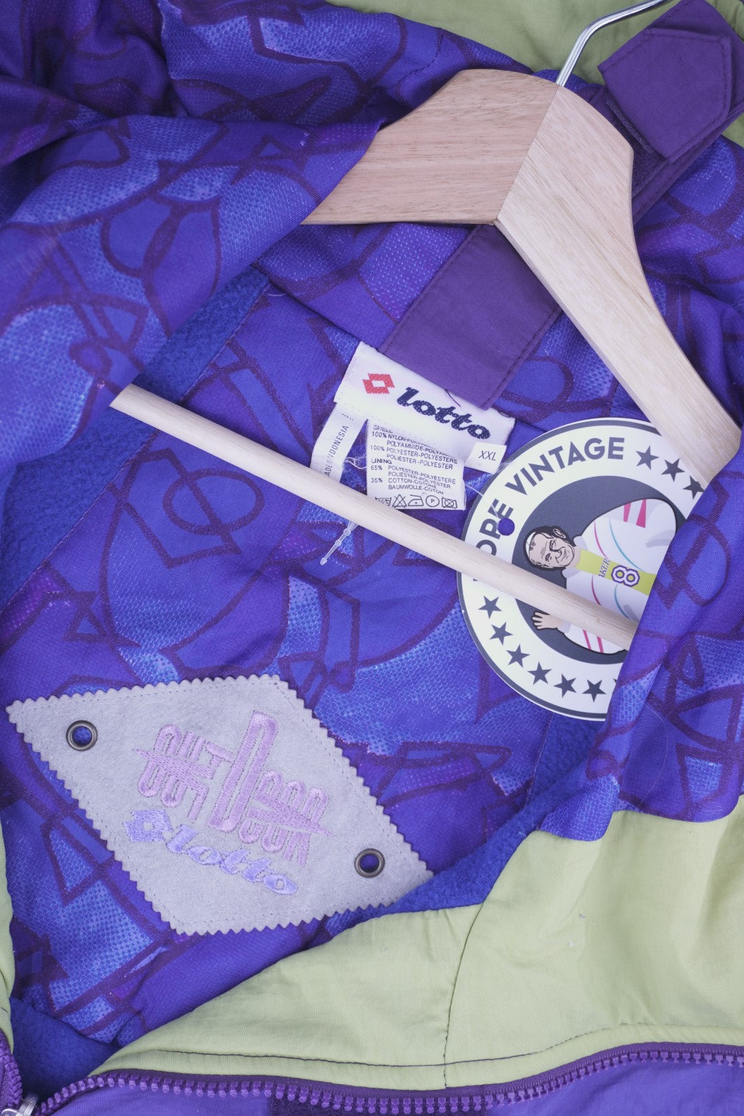 90s Lotto Jacket Purple  XL