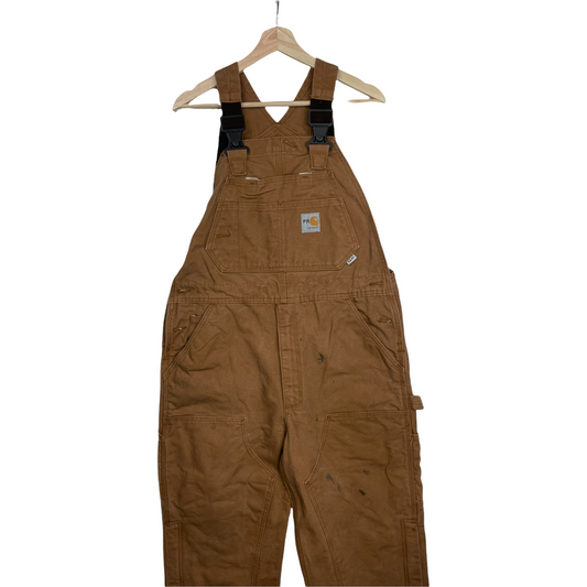 00s Carhartt Dungaree Brown Beige 34x32