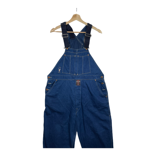 90s Harley Davidson Dungaree Blue L