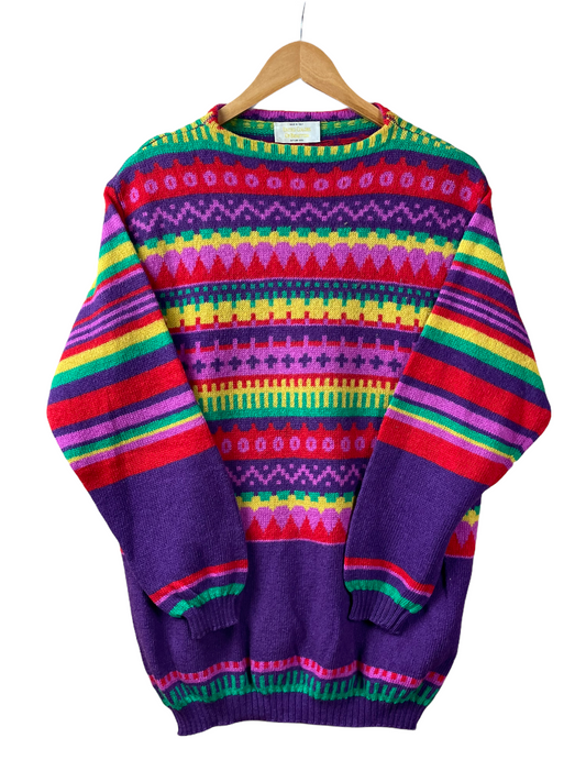 80s United Colors of Benetton knit Pink M