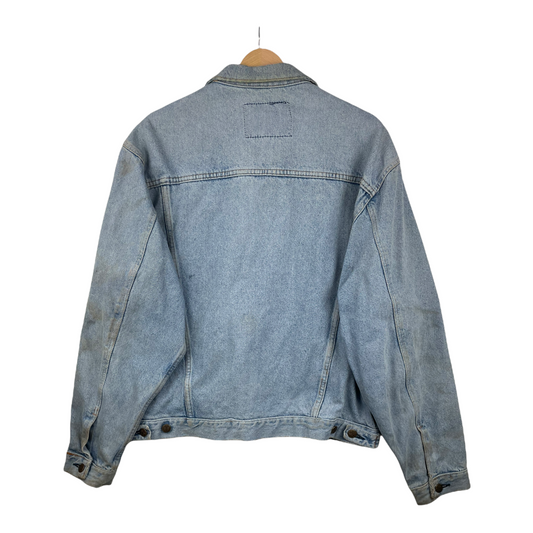 90s Avirex Jeans Jacket Blue  M