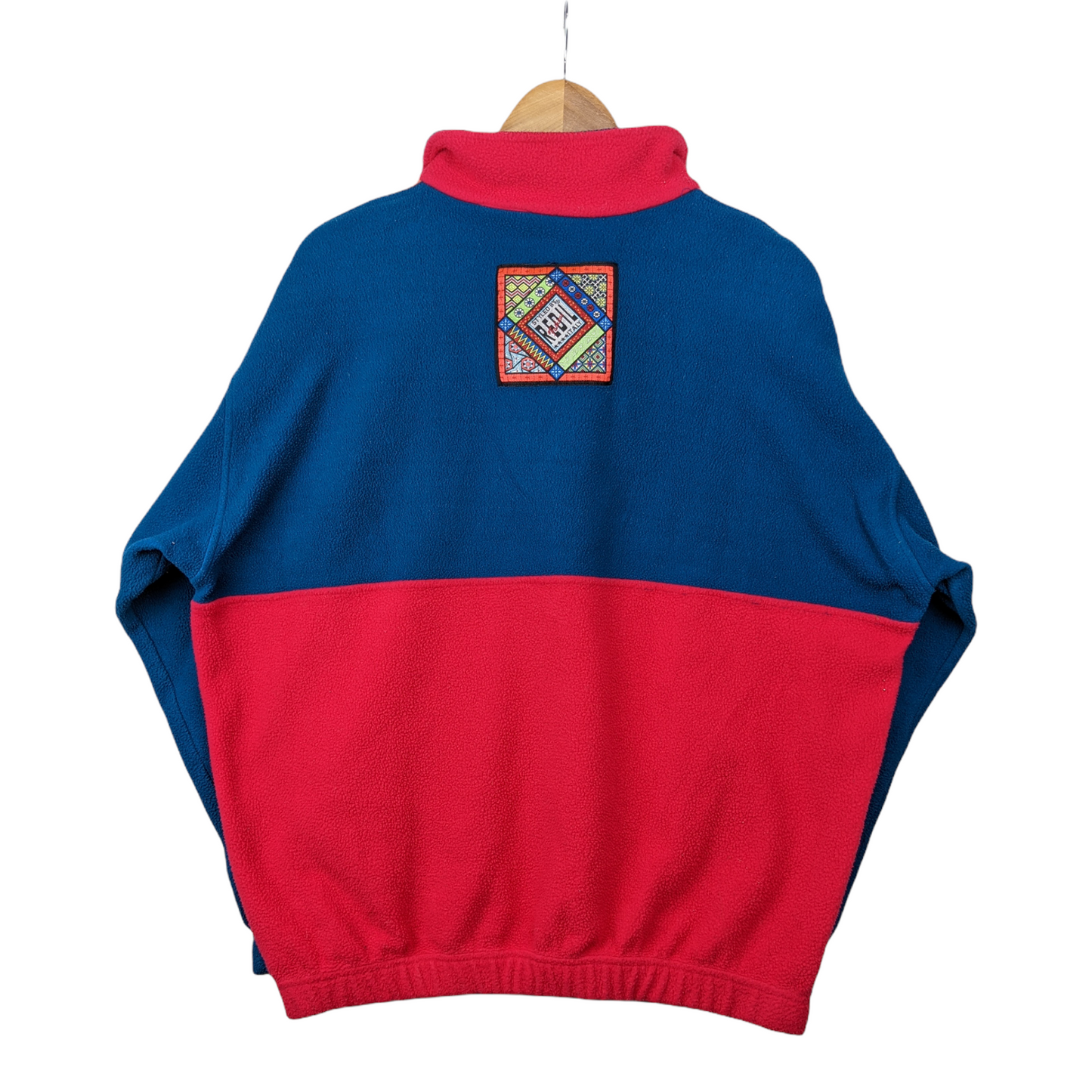 90s Redil Crazy Fleece Red Orange M/L