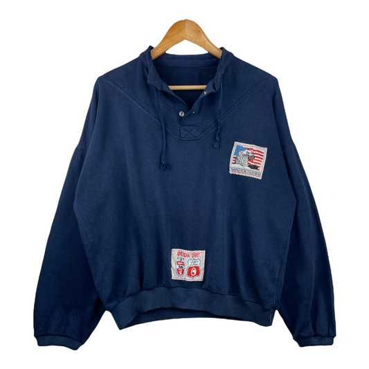 80s Compagnie Californie Sweatshirt Navy  M