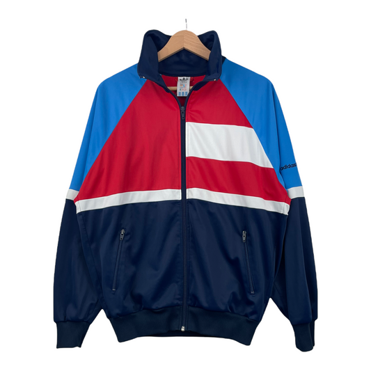 80s Adidas Trackjacket Blue Red M