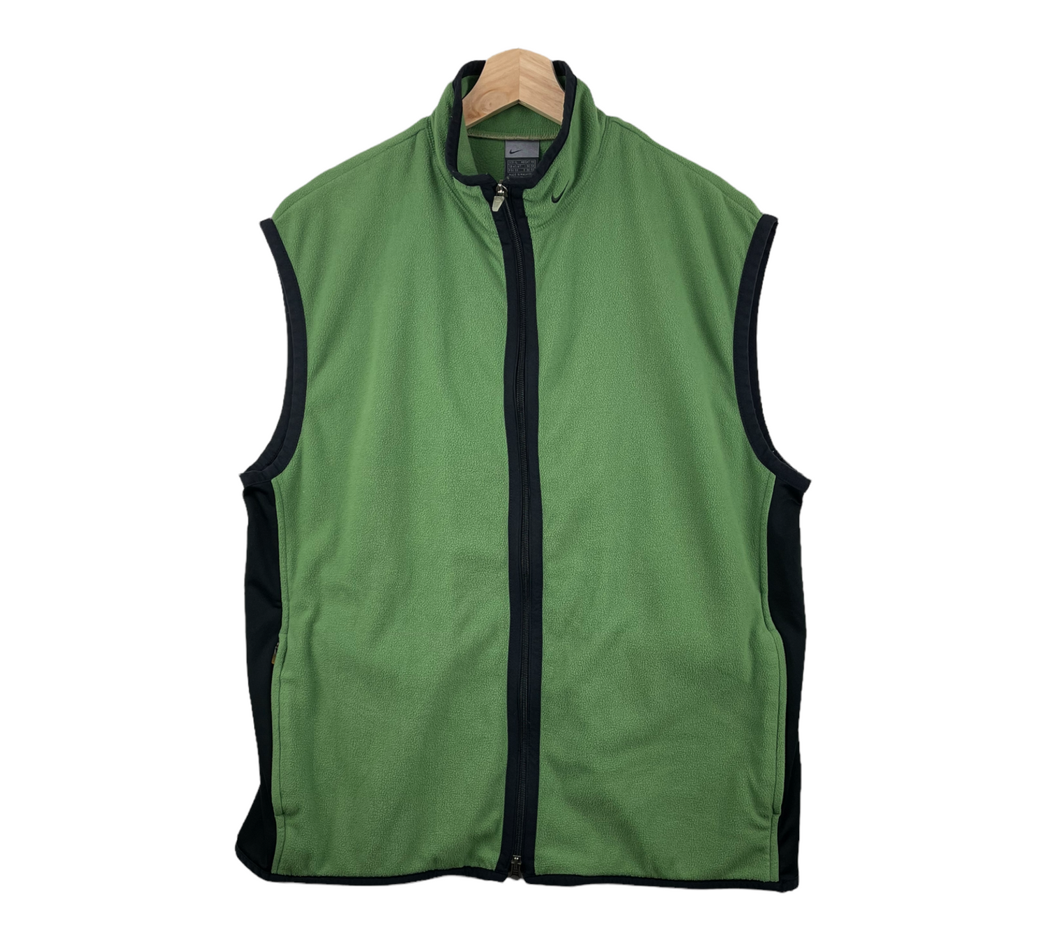 00s Nike Fleece Vest Green XL – PopeVintage