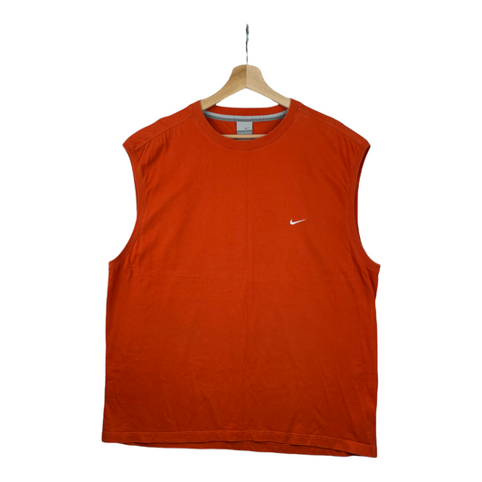 00s Nike Tanktop / T-shirt Orange XL