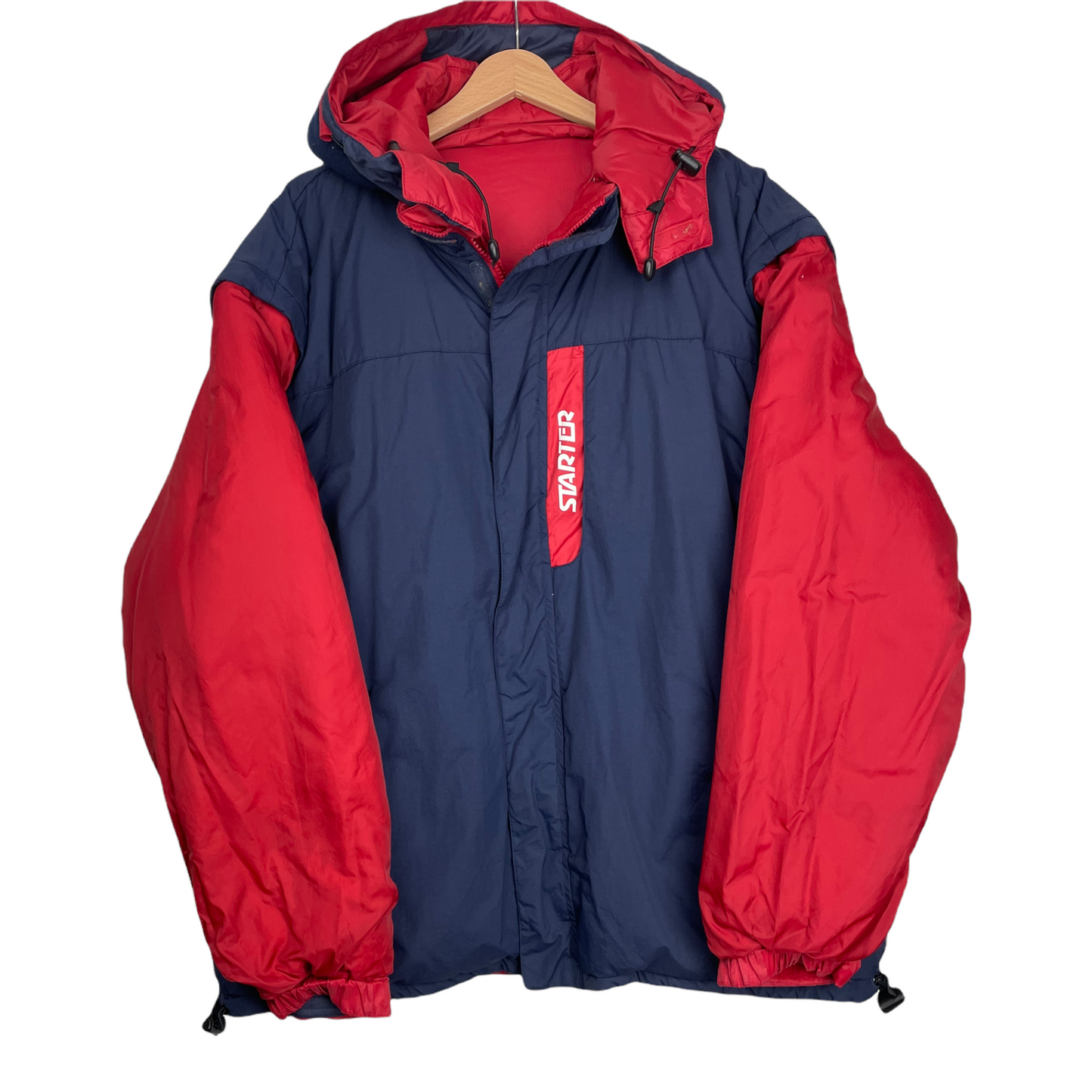 00s Starter Jacket Red Blue XL