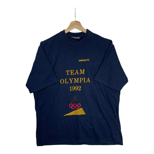 90s Adidas T-Shirt Navy L