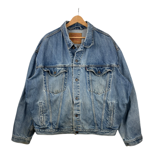 00s Levis Jeans Jacket Blue L