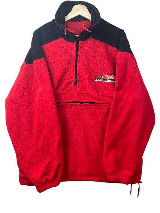 90s German Coca Cola Promo Crazy Fleece Red