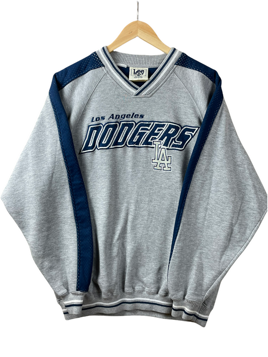 00s Los Angeles Dodgers MLB Lee Sport Sweatshirt Grey