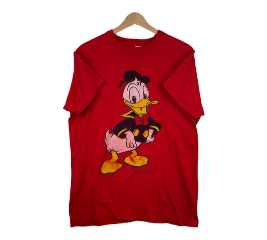 90s Fruit of the loom Donald Duck Disney T-Shirt Red  M