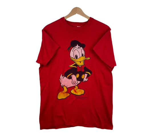 90s Fruit of the loom Donald Duck Disney T-Shirt Red M